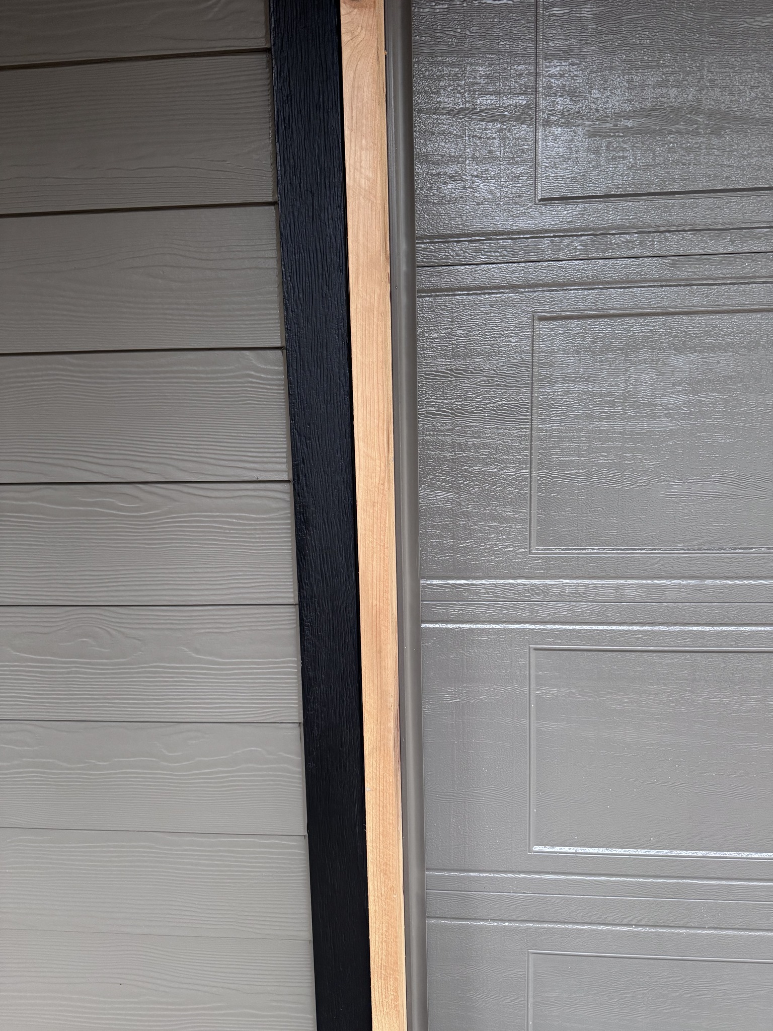 davis garage door install with haas garage door with excellent color matching to the home 