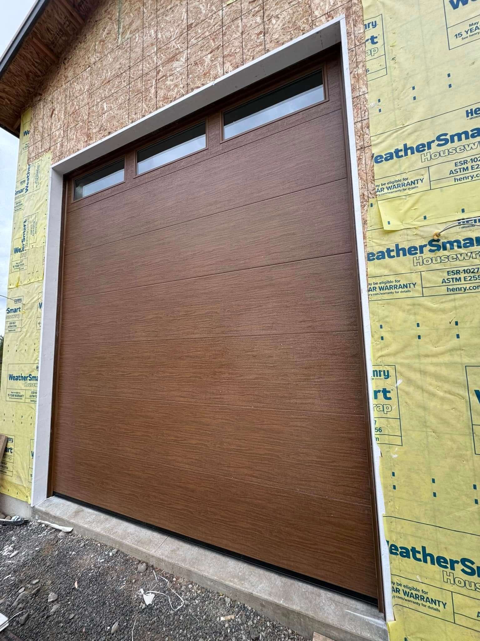 ash haas garage door with 3 windows