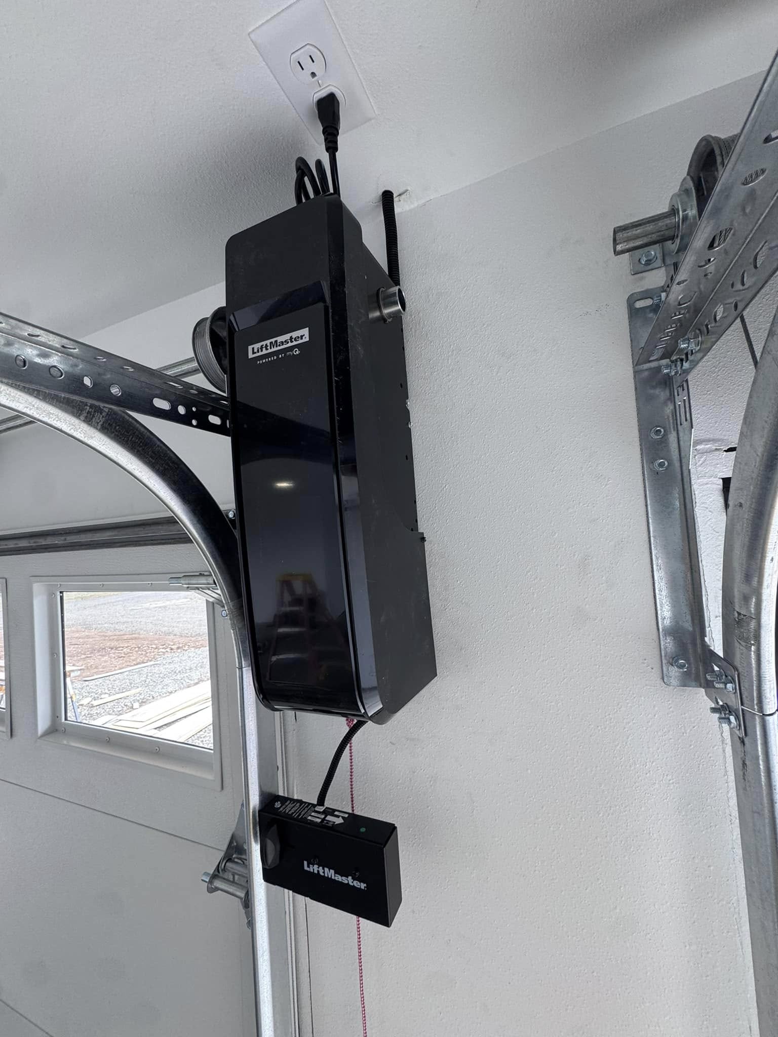 liftmaster set up for a garage door
