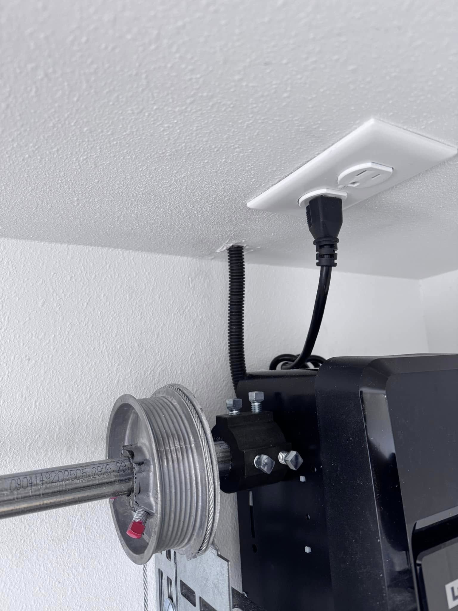 liftmaster set up for a garage door