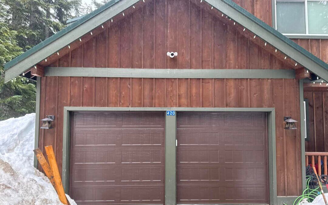 Garaga Vantage Garage Door Install in Snoqualmie Pass